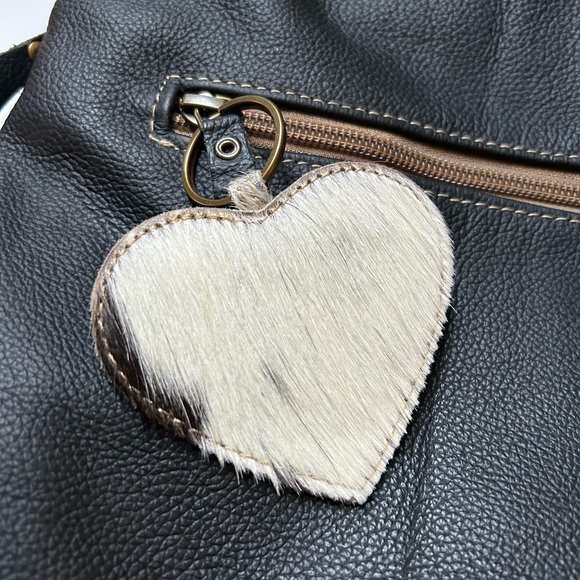 All leather and hairon purse - Picture 7 of 8